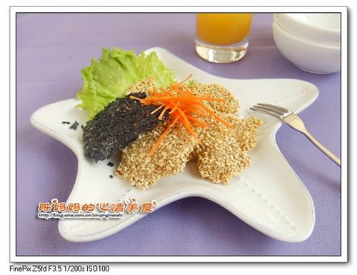 芝麻里脊的做法(冷食热盘两相宜)